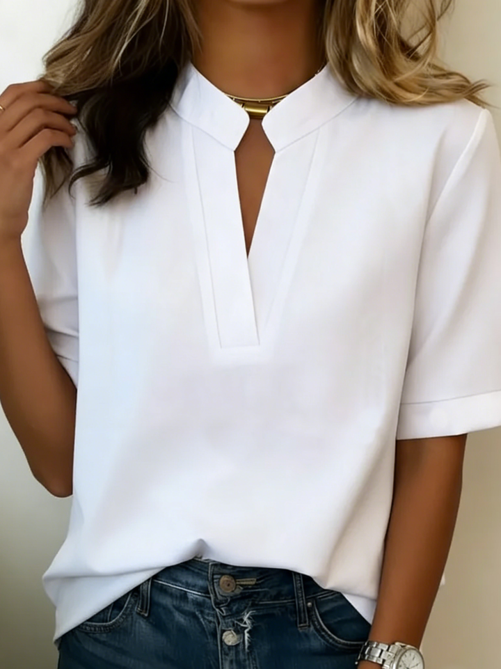Cleo | Breathable Short Sleeve Blouse