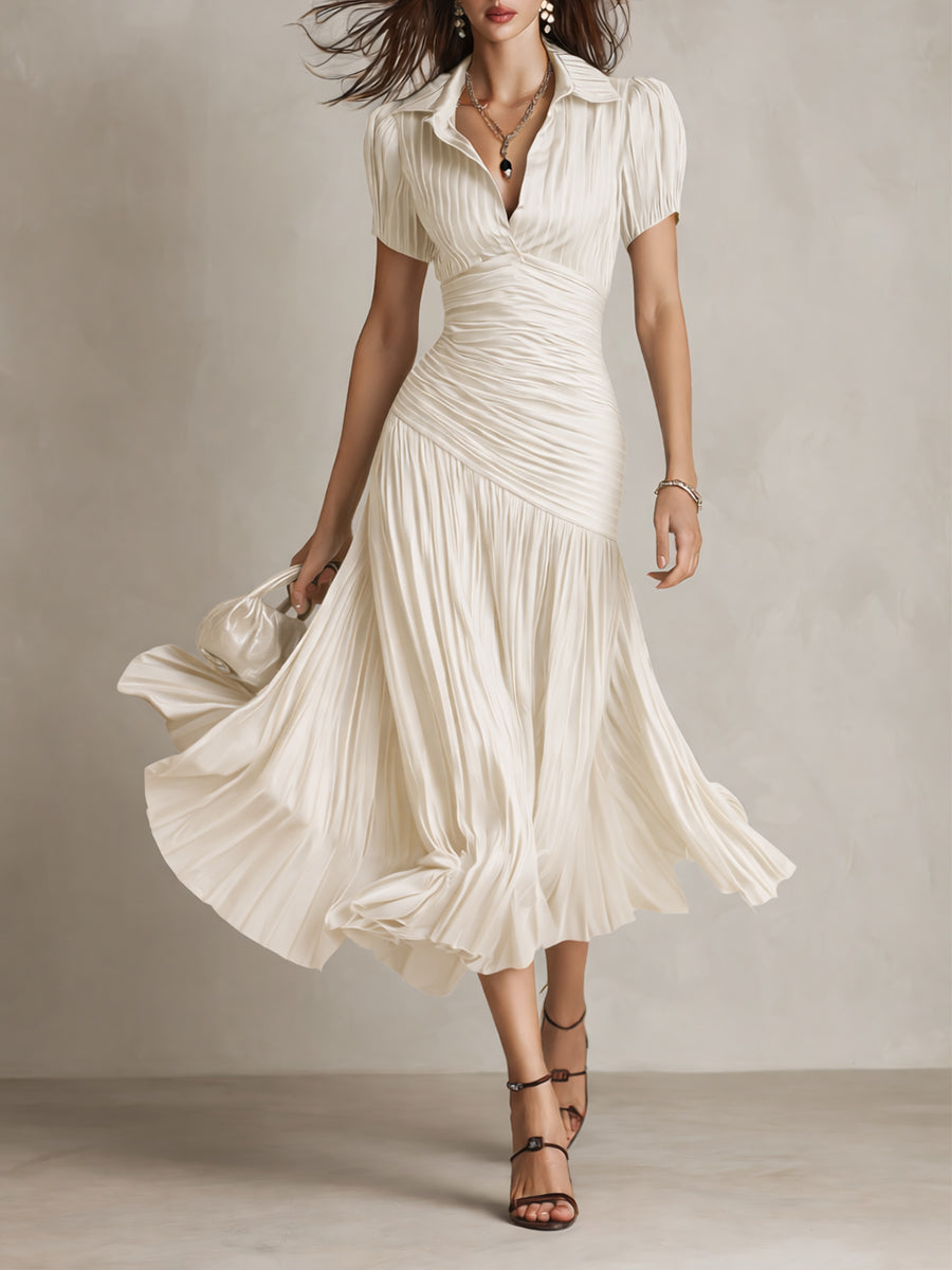 Nina | Elegant Retro Midi Dress