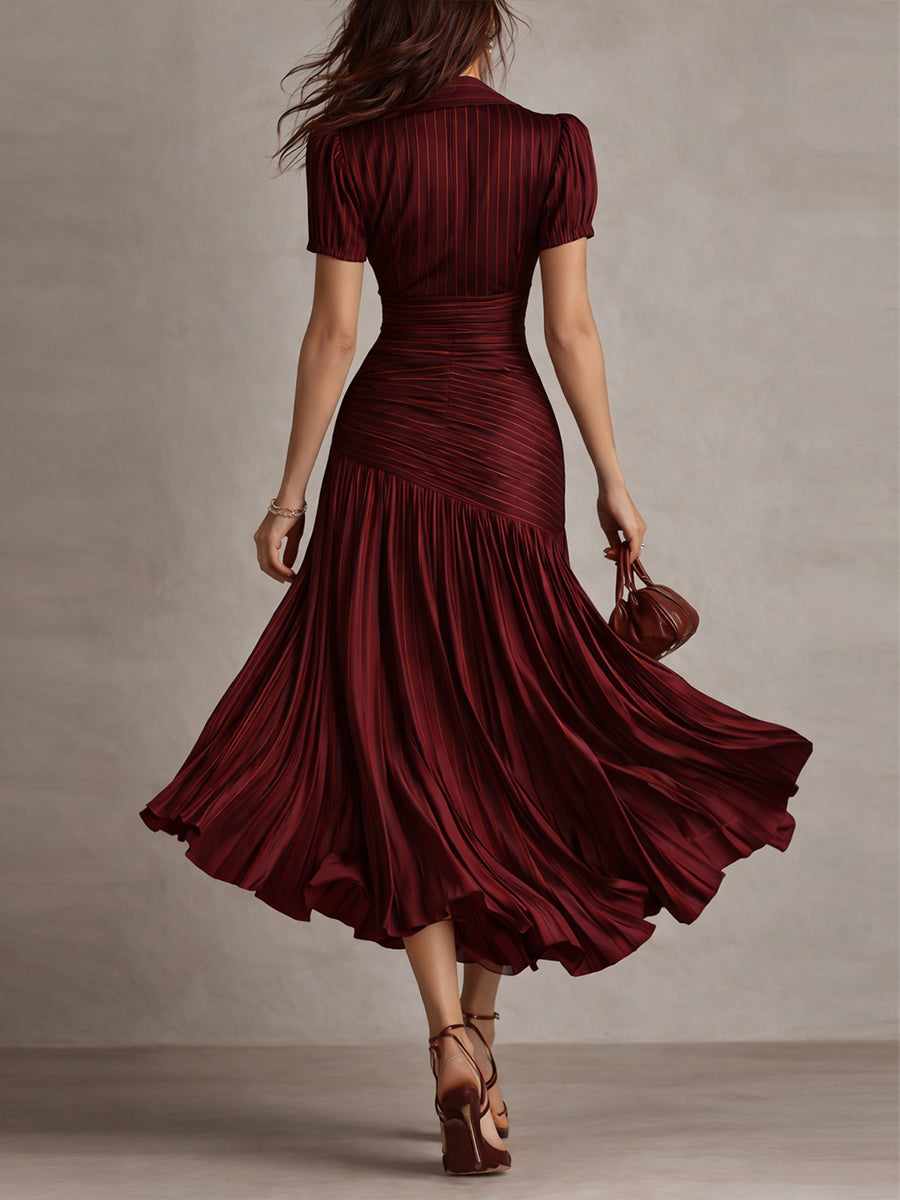 Nina | Elegant Retro Midi Dress