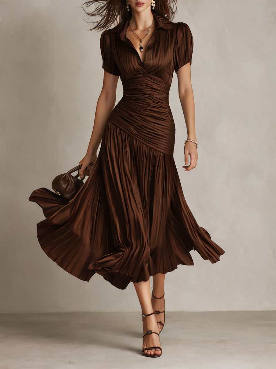 Nina | Elegant Retro Midi Dress