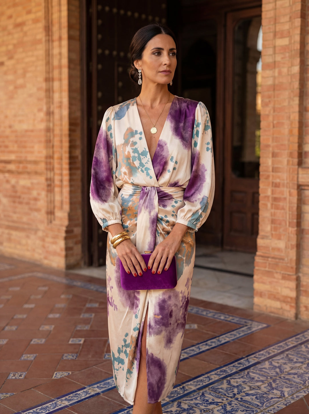 Joely | Classic V-Neck Dress