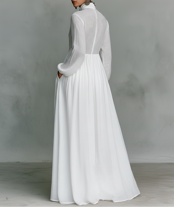 Evelyn | Elegant Long-Sleeve Maxi Dress