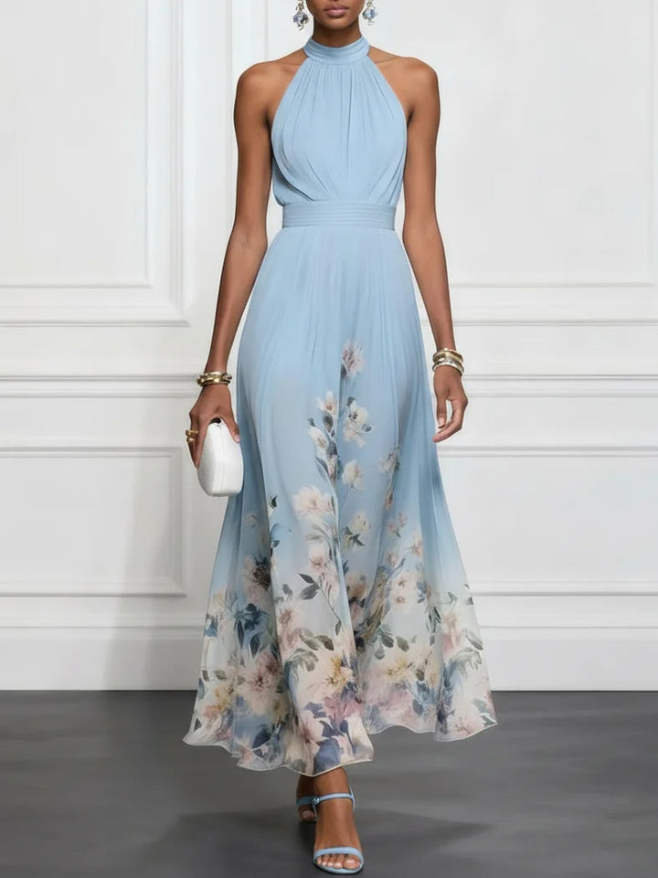 Aurora | Floral A-Line Maxi Dress