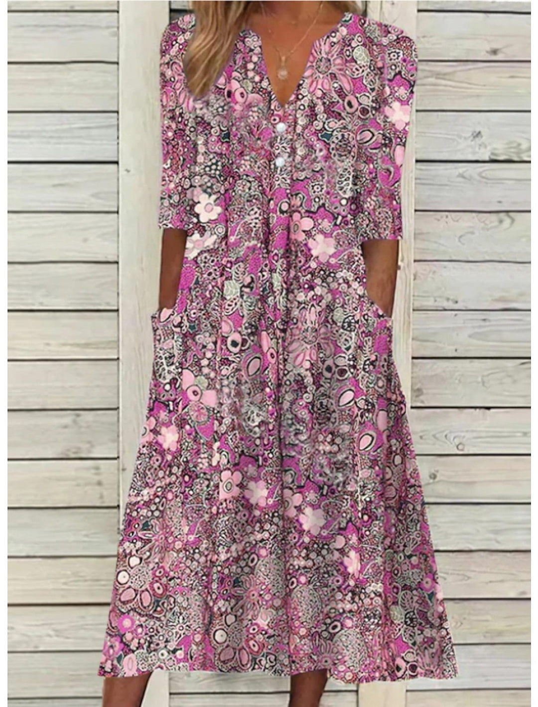 Penelope | Elegant Floral Maxi Dress