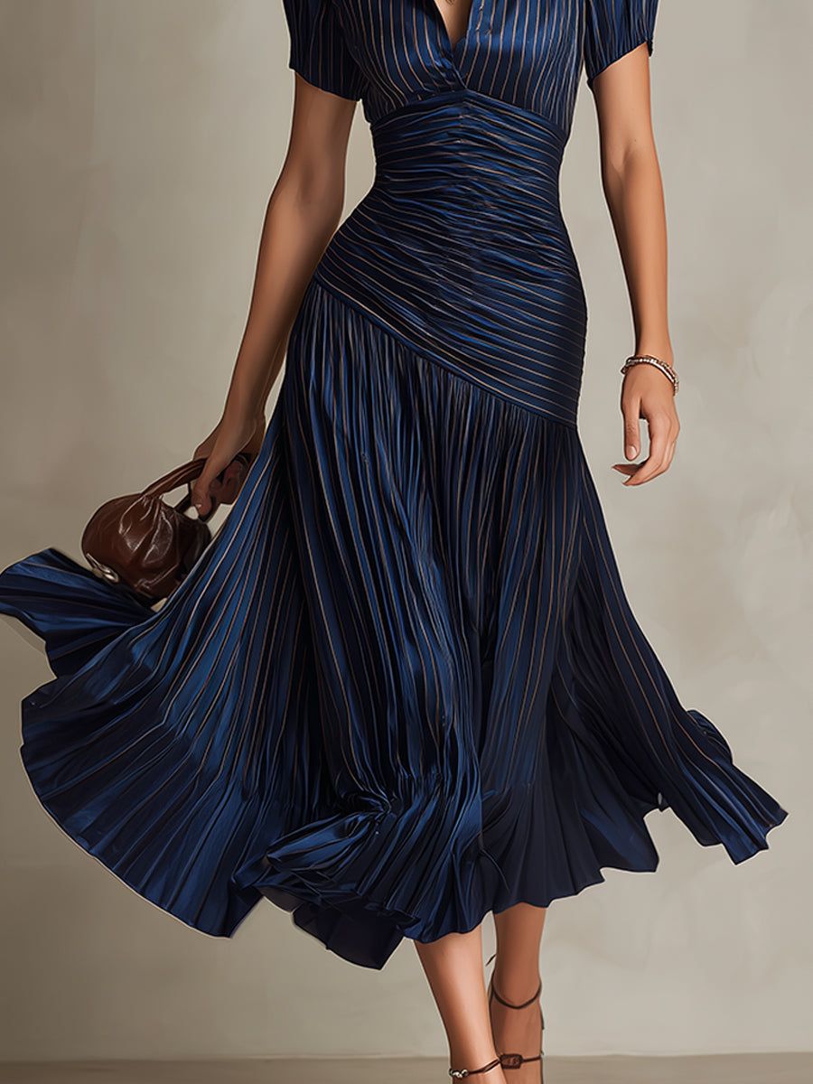 Nina | Elegant Retro Midi Dress