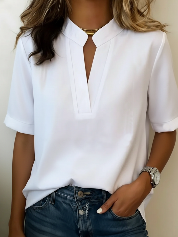 Cleo | Breathable Short Sleeve Blouse