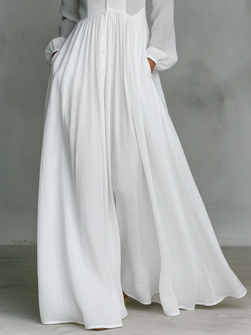 Evelyn | Elegant Long-Sleeve Maxi Dress